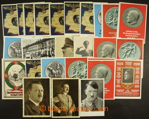 162433 - 1938-41 [SBÍRKY]  sestava 37ks pohlednic s nacistickou prop