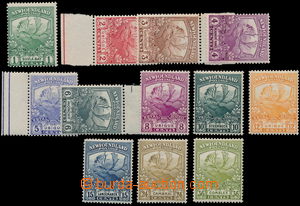 162462 - 1919 SG.130-141, Caribou; complete set, part of the stamps m