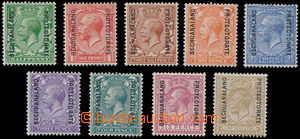 162493 - 1913-24 SG.73-82, George V. with Opt BECHUANALAND PROTECTORA