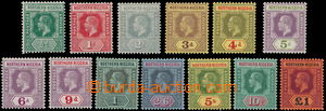 162501 - 1912 SG.40-52, Jiří V. ½P-£1; kompletní série,
