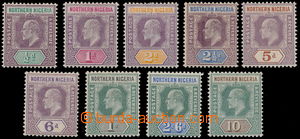 162504 - 1902 SG.10-18, Edvard VII. ½P-10Sh; kompletní série, 