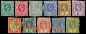 162542 - 1912-21 SG.78-88, Jiří V. ½P-5Sh; kompletní série, 
