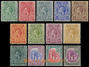162547 - 1921-32 SG.131-141, George V. ½P-£1; complete set,