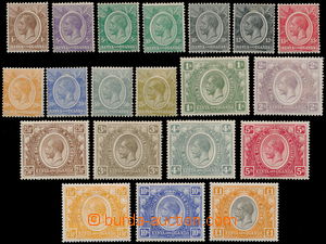 162561 - 1922-27 SG.76-95, Jiří V. 1c-£1; kompletní série &#