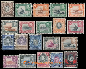 162568 - 1938 SG.131-150a, George VI. - Motives; complete set, part M
