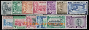 162579 - 1951 SG.123-135, George VI. - Motives; complete set, cat. &#