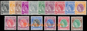 162583 - 1954-57 SG.28-43, Alžběta II. 1c - $5; kompletní série 1