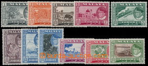 162585 - 1960 SG.155-165, Sultán Ismail 1c - $5; kompletní série, 