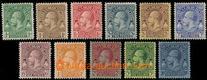 162611 - 1928 SG.176-186, Jiří V. ½P-10Sh POSTAGE & REVENUE; k