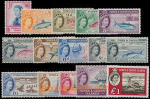 162617 - 1957 SG.237-250, 253, Elizabeth II. - Motives; complete set,