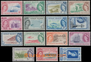 162682 - 1953 SG.148-161a, Alžběta II., ¼P-1£, luxusní a