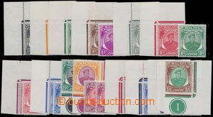 162694 - 1949-55 SG.133-147, Sultán Ibrahim 1c - $5; kompletní sér