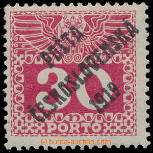 162723 -  Pof.70, Velké číslice 30h, III. typ přetisku, kvalitní