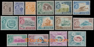 162821 - 1955 SG.173-187, Alžběta II., Místní motivy, kompletní 