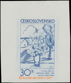 162851 - 1973 PLATE PROOF Pof.2005, Czech and Slovak Graphic Arts - J