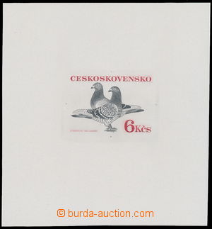 162853 - 1983 PLATE PROOF COB76X, 18. Olympic Games carrier pigeons, 