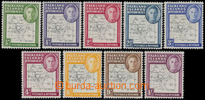 162863 - 1946 SG.G9-G16, Jiří VI., Mapa; kompletní série, kat. &#