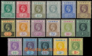 162877 - 1912 SG.86-102, George V., kompletní řada 17 hodnot, kat. 