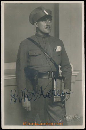 162937 - 1935 KAREN Frederic (1887–1964), Czech actor, autograph on