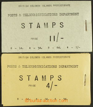 163008 - 1959 stamp-booklet SG.SB1, SB2, Elizabeth II. - Motives, com