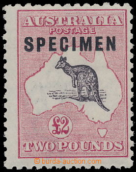 163009 - 1915-27 SG.45s, Kangaroo £2 with Opt SPECIMEN; cat. min