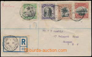 163033 - 1921 Reg letter to New South Wales, with SG.32-35, CDS PENRH