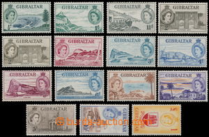 163053 - 1953-59 SG.145-158, Alžběta II. - Motivy; kompletní séri