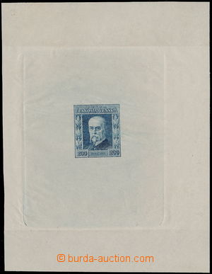 163093 - 1923 ZT  Jubilejní, hodnota 200h modrá, otisk původní ry
