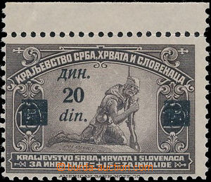 163109 - 1922 Mi.167 II, charitable stamp Mi.160 with Opt of new valu