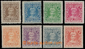 163153 - 1911-13 SG.26-33, Raja Rama Varma I. 2p-3A; kompletní séri