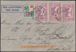 163209 - 1932 Let-dopis do Holandska vyfr. let. zn. Mi.166 + výplatn