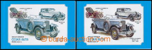 163214 - 2013 Pof.ZS13, stamp booklets Czech car A, 2  pcs, 1x normal