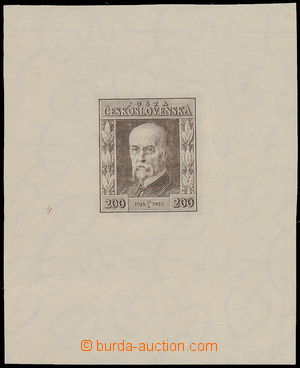 163299 - 1923 PLATE PROOF  Jubilee, value 200h brown, print original 