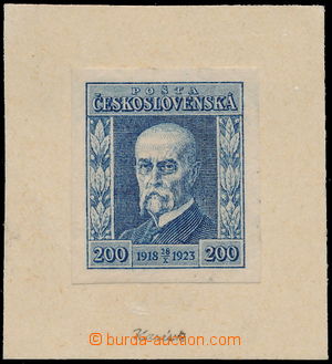 163301 - 1923 Pof.178N, Jubilee, unissued value 200h blue without per