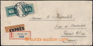 163335 - 1926 Registered and Express letter sent from Prague to Paris