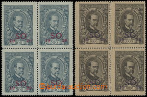 163433 -  Pof.SO24 and SO25, T. G. Masaryk 500h and 1000h in blocks o