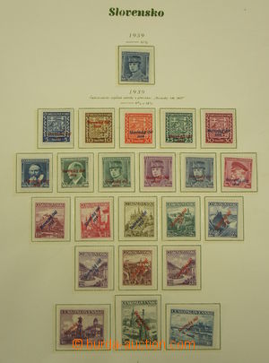 163474 - 1939-45 [COLLECTIONS]  nice basic collection on hingeless sh