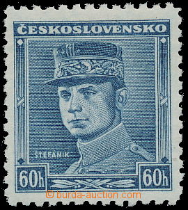 163505 - 1939 Alb.1, Blue Štefánik 60h; c.v.. Fö 900SKK