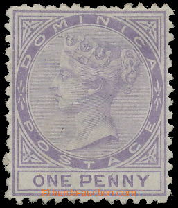 163589 - 1874 SG.1, Victoria 1P violet, perf 12½; CC; very nice 