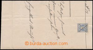 163593 - 1887 skládaná listina Bestätigung - Potvrzení o převzet