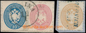163602 - 1863 Mi.16, 17, Orel 5Sld růžová a 10Sld modrá + Mi.18, 