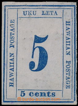 163617 - 1864-1865 Sc.21, numeral issue 5C UKU LETA, blue on light bl