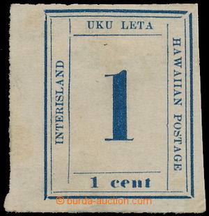 163618 - 1865 Sc.25, numeral issue 1C UKU LETA, dark blue on ordinary