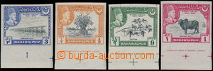 163639 - 1949 BAHAWALPUR - přechodné období, SG.39-42, NEZOUBKOVAN