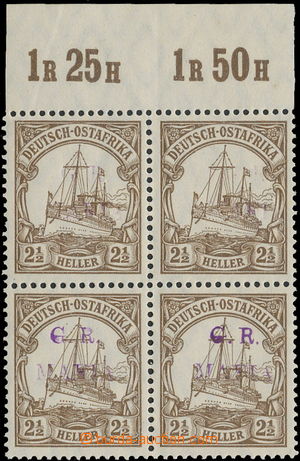 163659 - 1915 MAFIA ISLAND - britská okupace, SG.M1C, krajový 4-blo