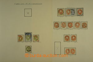 163705 - 1860-61 [SBÍRKY]  malá sbírka na 5 albových listech, obs