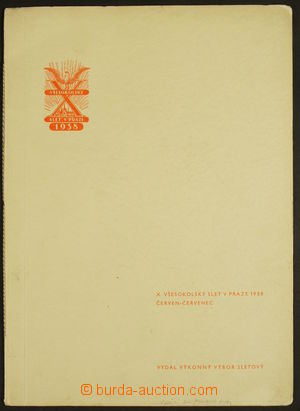 163793 - 1938 SOKOL/  commemorative sheet with signatures funkcioná