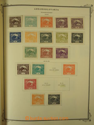 163855 - 1918-1938 [SBÍRKY]  sbírka v albu Leuchturm, až na PČ 19