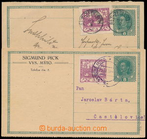 163878 - 1919 CPŘ3, CPŘ4, comp. 2 pcs of PC Charles 8h uprated with