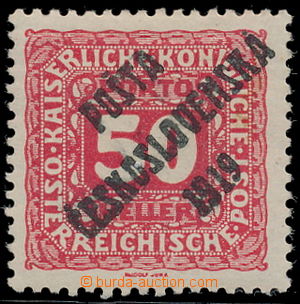 163973 -  Pof.79, Small numerals 50h, overprint type I.; exp. by Gilb